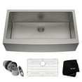 thumbnail image 1 of KRAUS Standart Pro 36" Apron Front Farmhouse 16 Gauge Single Bowl Stainless Steel Kitchen Sink, 1 of 8