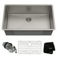thumbnail image 1 of KRAUS Standart Pro 32" Undermount Single Bowl 16 Gauge Stainless Steel Kitchen Sink, 1 of 8