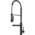 thumbnail image 1 of Kraus KPF-1605MB Artec Pro 1.8 GPM Single Hole Pre-Rinse Pull Down Kitchen Faucet - Black, 1 of 7