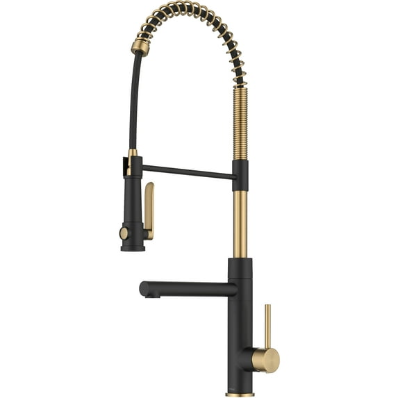 Kraus KPF-1605BBMB Artec Pro 1.8 GPM Single Hole Pre-Rinse Pull Down Kitchen Faucet - Spot