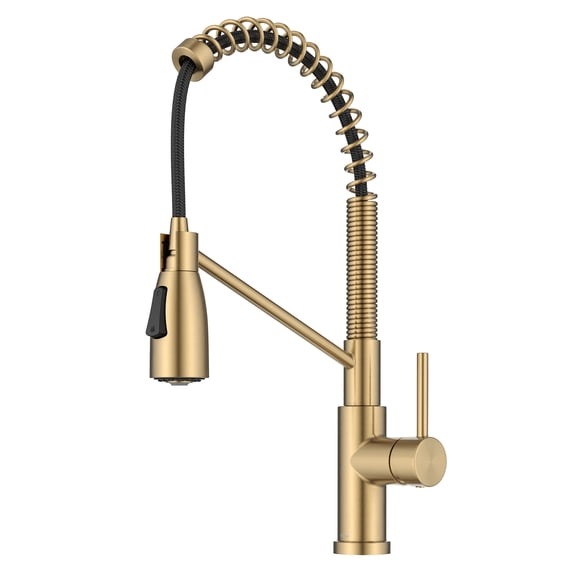 Kraus KPF-1617BB Coda 1.8 GPM Single Hole Pre-Rinse Kitchen Faucet - Brass