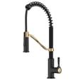 thumbnail image 1 of Kraus KPF-2635SFBBMB Torak 1.8 GPM Single Hole Pre-Rinse Pull Down Kitchen Faucet - Spot, 1 of 7
