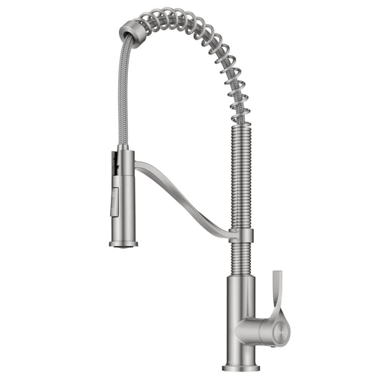 Kraus KPF-2635SFS Torak 1.8 GPM Single Hole Pre-Rinse Pull Down Kitchen Faucet - Stainless