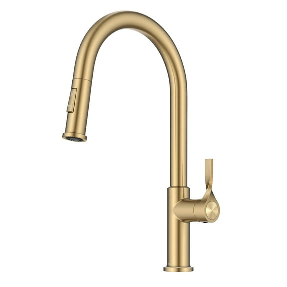 Kraus KPF-2840SFBB Torak 1.8 GPM Single Hole Pull Down Kitchen Faucet - Spot Free Brushed