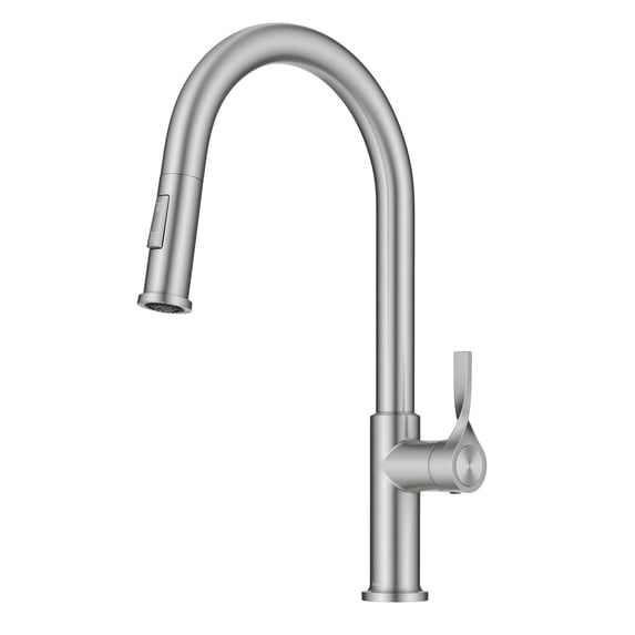 Kraus KPF-2840SFS Torak 1.8 GPM Single Hole Pull Down Kitchen Faucet - Stainless Steel