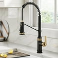 thumbnail image 1 of Kraus KPF-4110BBMB Allyn 1.8 GPM Single Hole Pre-Rinse Pull Down Kitchen Faucet - Spot, 1 of 7