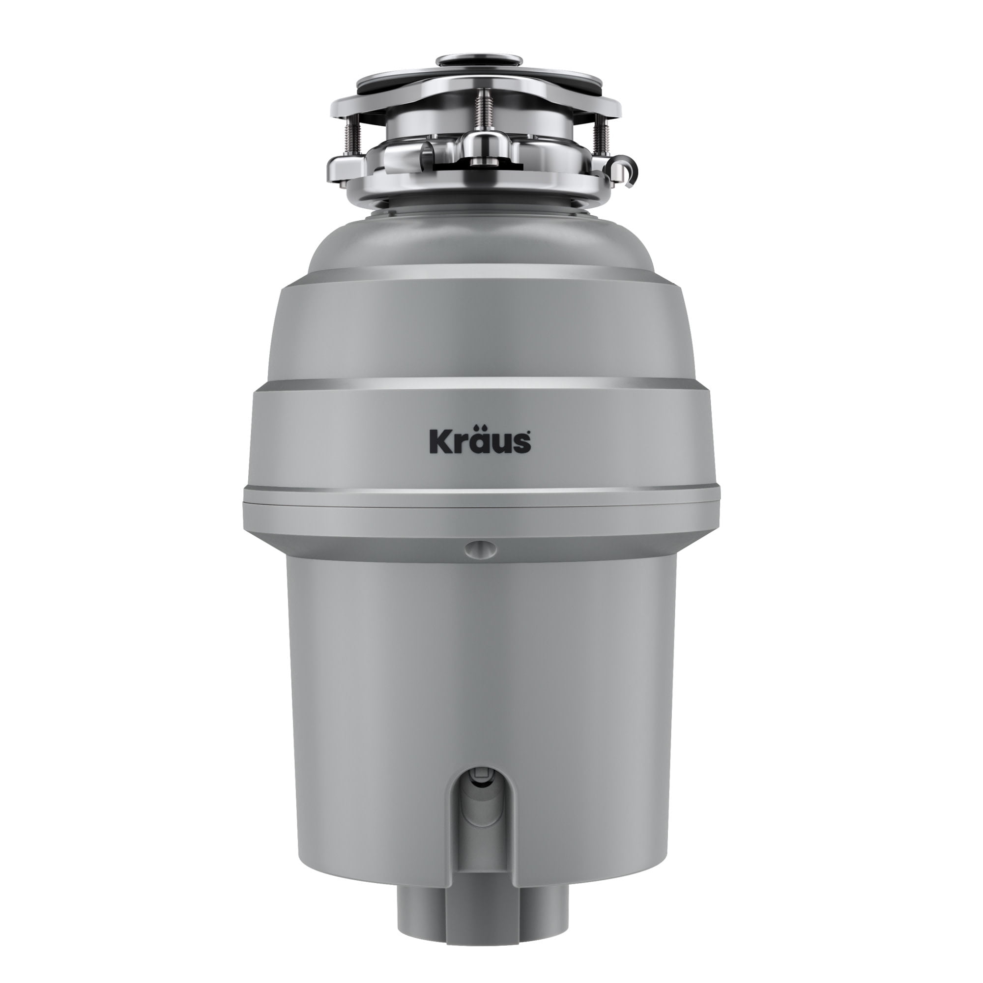 Kraus KWD200-100MGR 1 Hp Continuous Feed Garbage Disposal - Grey