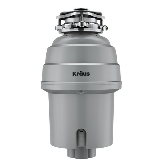 Kraus KWD210-75MGR 3/4 Hp Continuous Feed Garbage Disposal - Grey