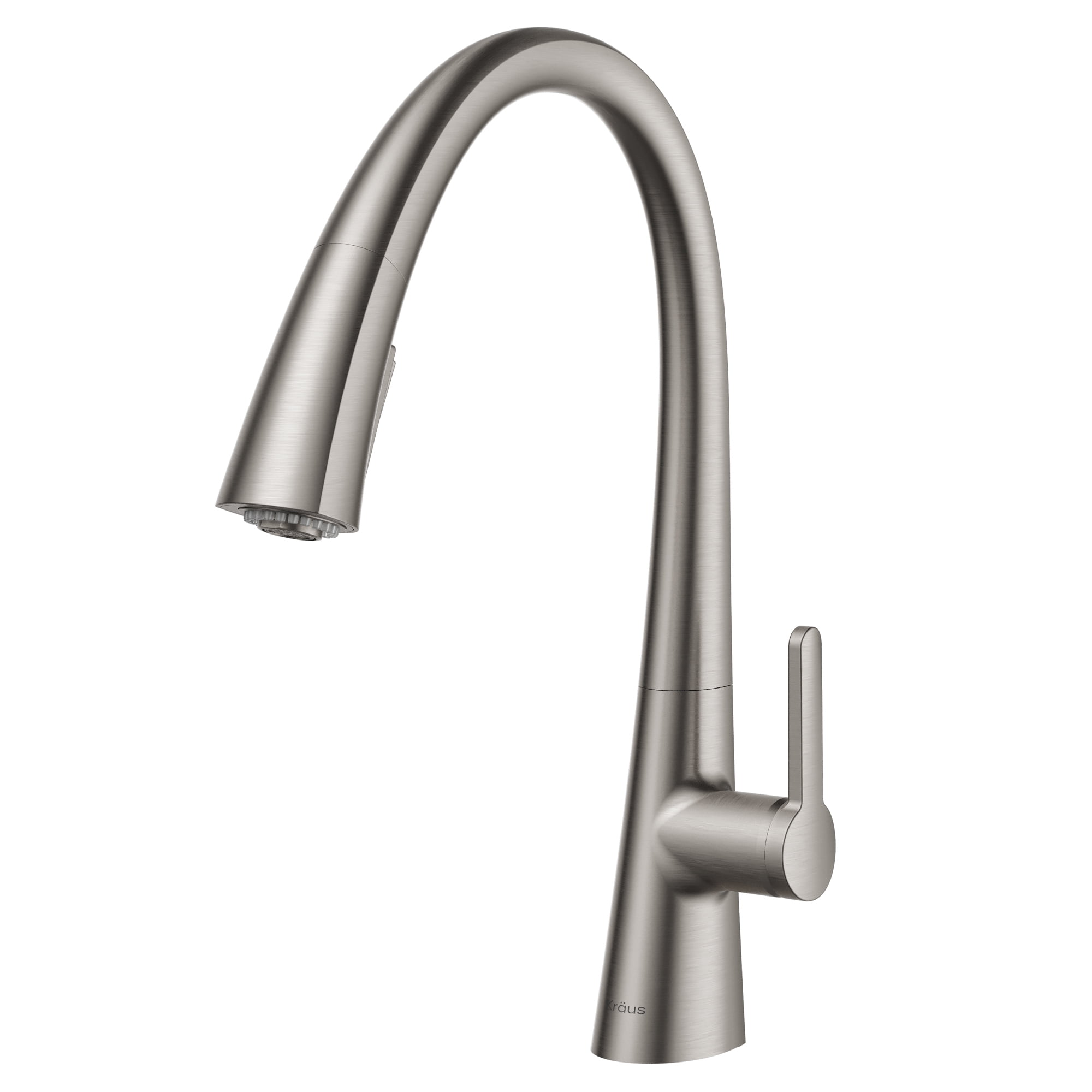 Spot Free Stainless Steel Pull-Down Kitchen Faucet with Spray