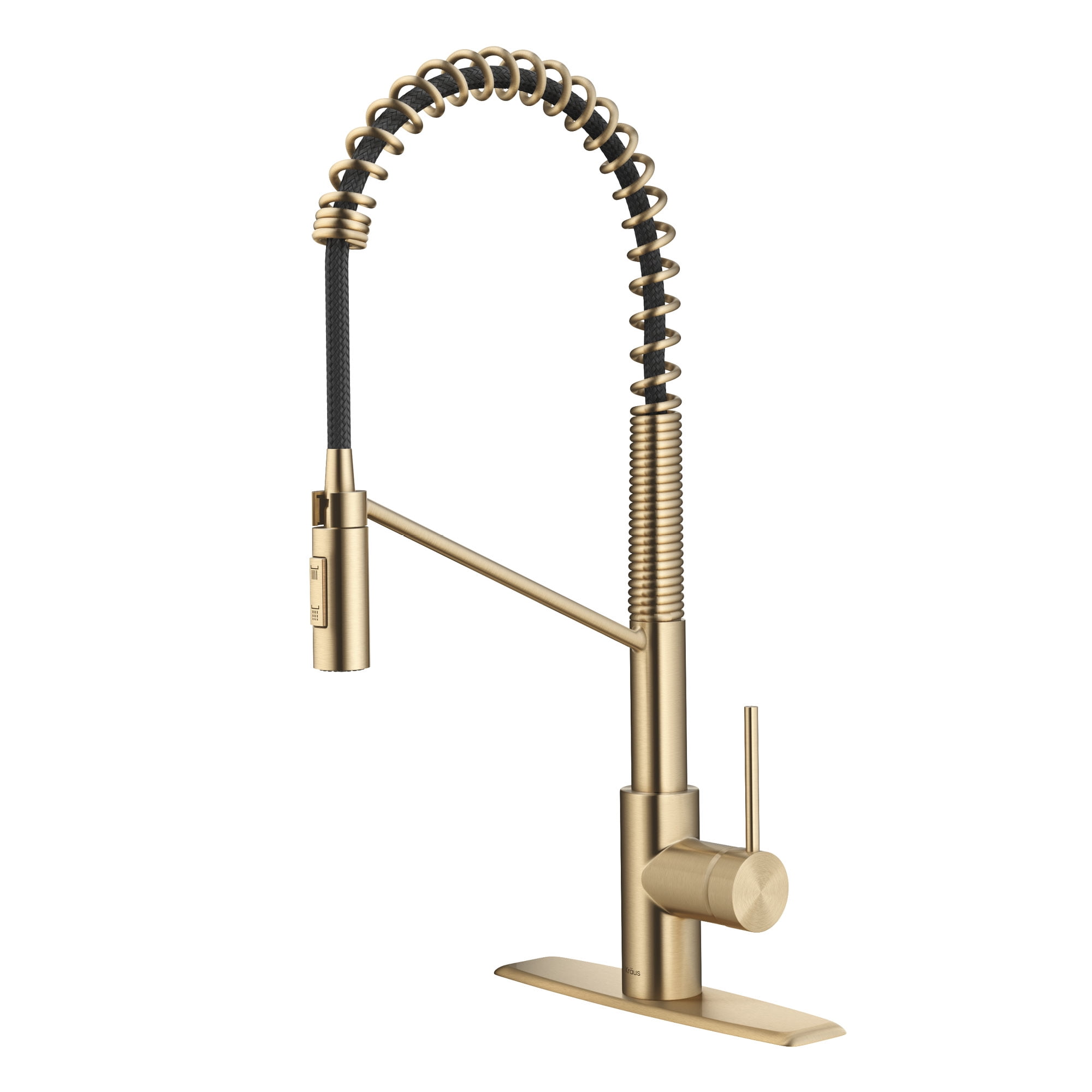 Antique Bronze Commercial Style Pull-Down Kitchen Faucet