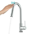 thumbnail image 1 of Kraus Oletto Contemporary Single-HandleTouch Kitchen Sink Faucet with Pull Down Sprayer in Chrome, 1 of 18