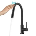 thumbnail image 1 of Kraus Oletto Contemporary Single-HandleTouch Kitchen Sink Faucet with Pull Down Sprayer in Matte Black, 1 of 18