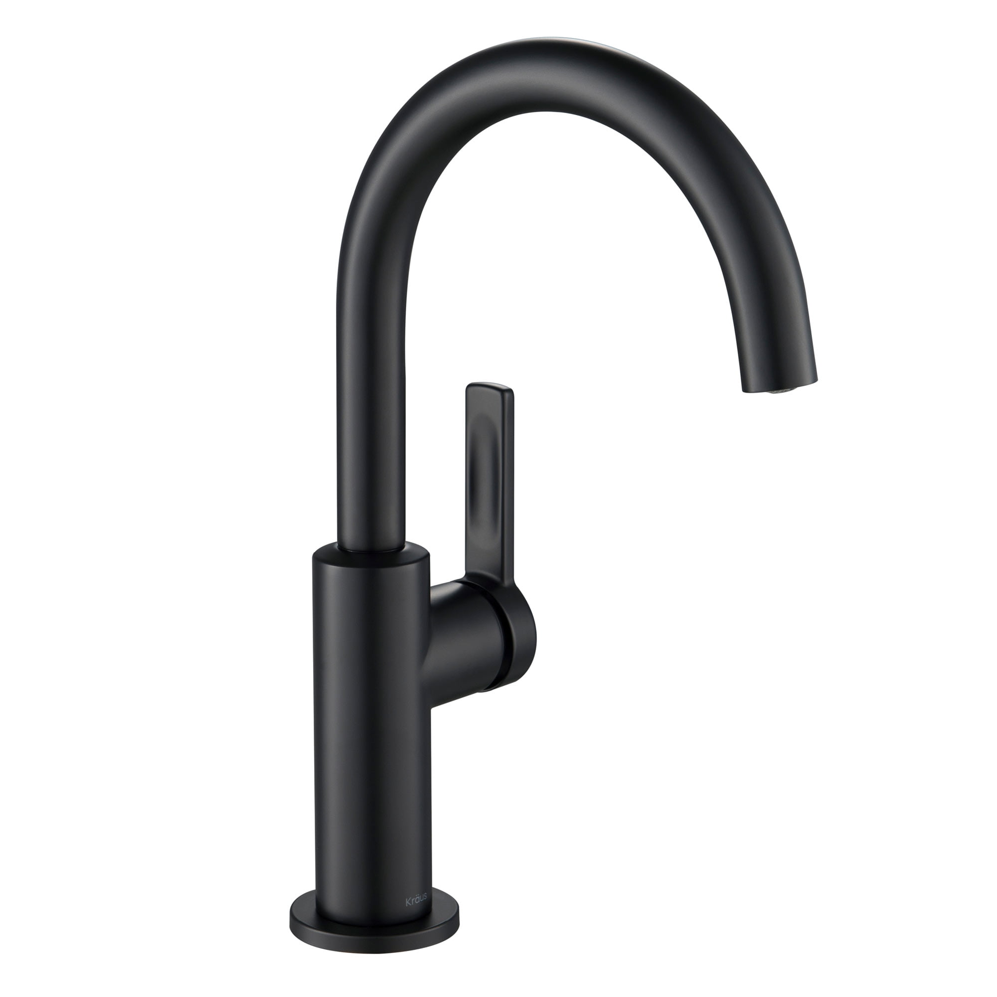 Kraus Oletto Single Handle Kitchen Bar Faucet in Matte Black