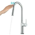 thumbnail image 1 of Kraus OlettoTall Modern Single-HandleTouch Kitchen Sink Faucet with Pull Down Sprayer in Chrome, 1 of 18