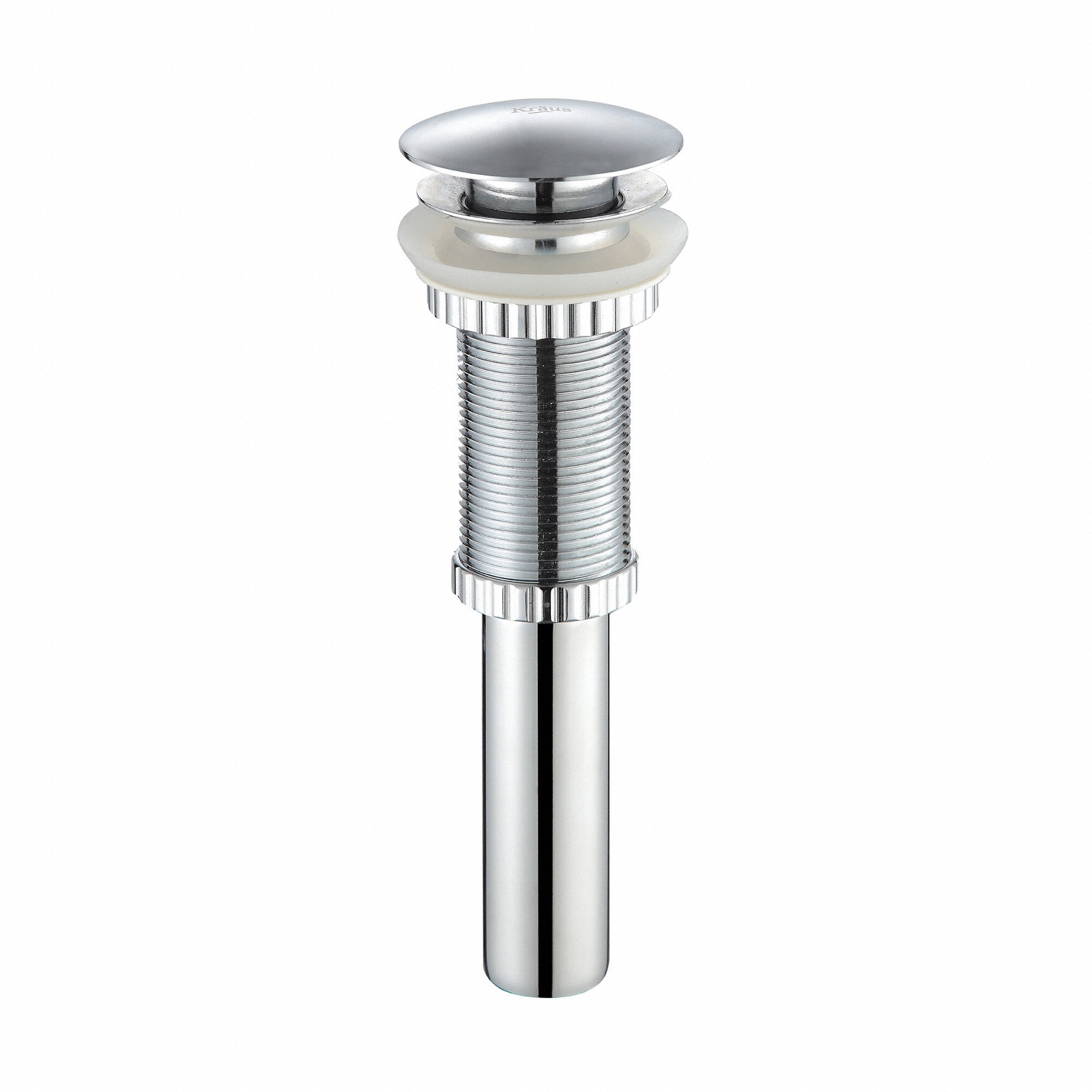Chrome Stainless Steel Pop-Up Bathroom Sink Drain