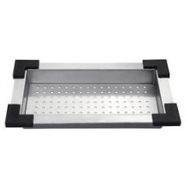 Kraus Stainless Steel Colander, 17 1/2" x 9 1/2" x 2 1/4", CS-2