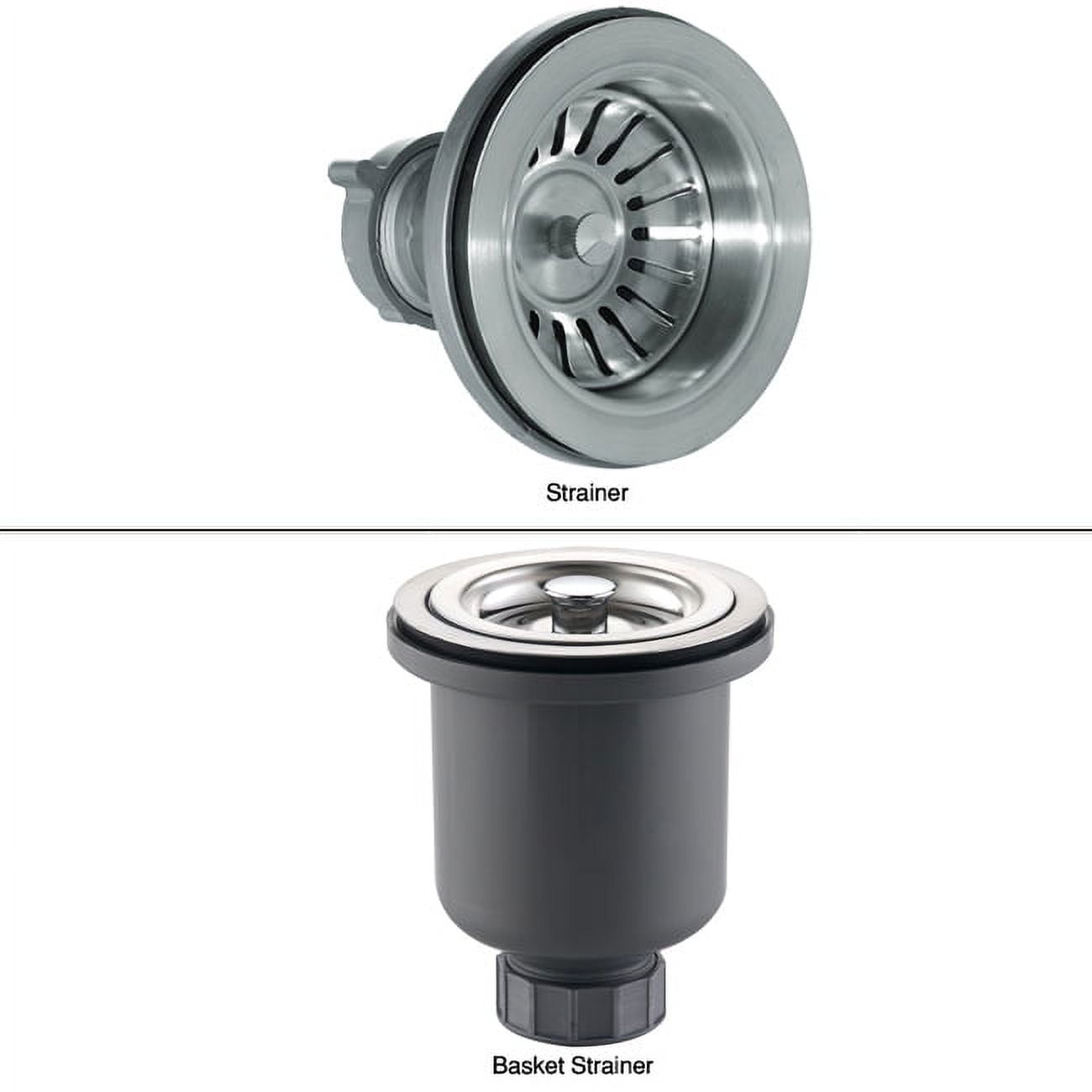 Stainless Steel Modern Kitchen Sink Basket Strainer Set