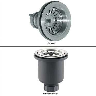 Kraus Stainless Steel Kitchen Drain and Basket Strainer