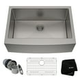 thumbnail image 1 of KRAUS Standart Pro 30" Apron Front Farmhouse 16 Gauge Single Bowl Stainless Steel Kitchen Sink, 1 of 8