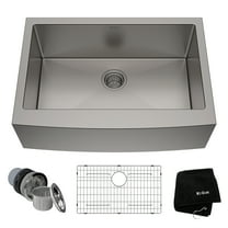KRAUS Standart Pro 30" Apron Front Farmhouse 16 Gauge Single Bowl Stainless Steel Kitchen Sink
