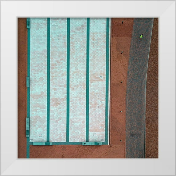 Kravanja, Jure 12x12 White Modern Wood Framed Museum Art Print Titled - Runner