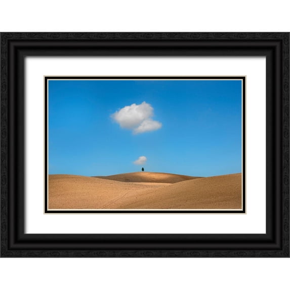 Kravanja, Jure 24x17 Black Ornate Wood Framed with Double Matting Museum Art Print Titled - Tuscany