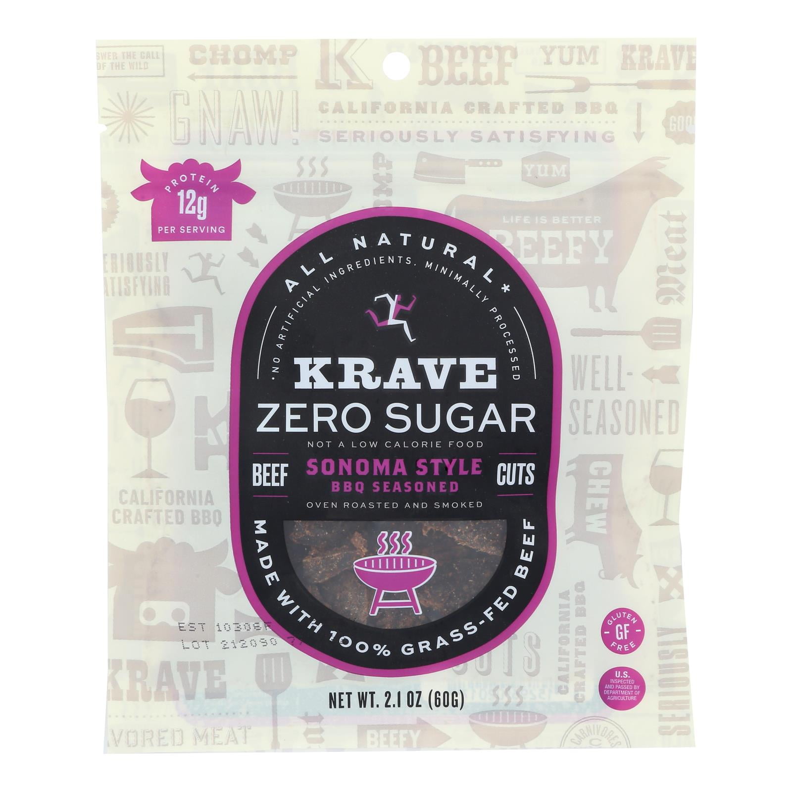 Krave: Jerky Sonoma Bbq, 2.1 Oz