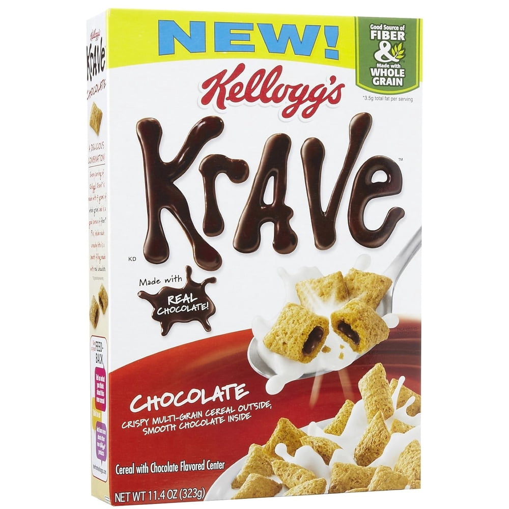 WK Kellogg Co Krave Chocolate package