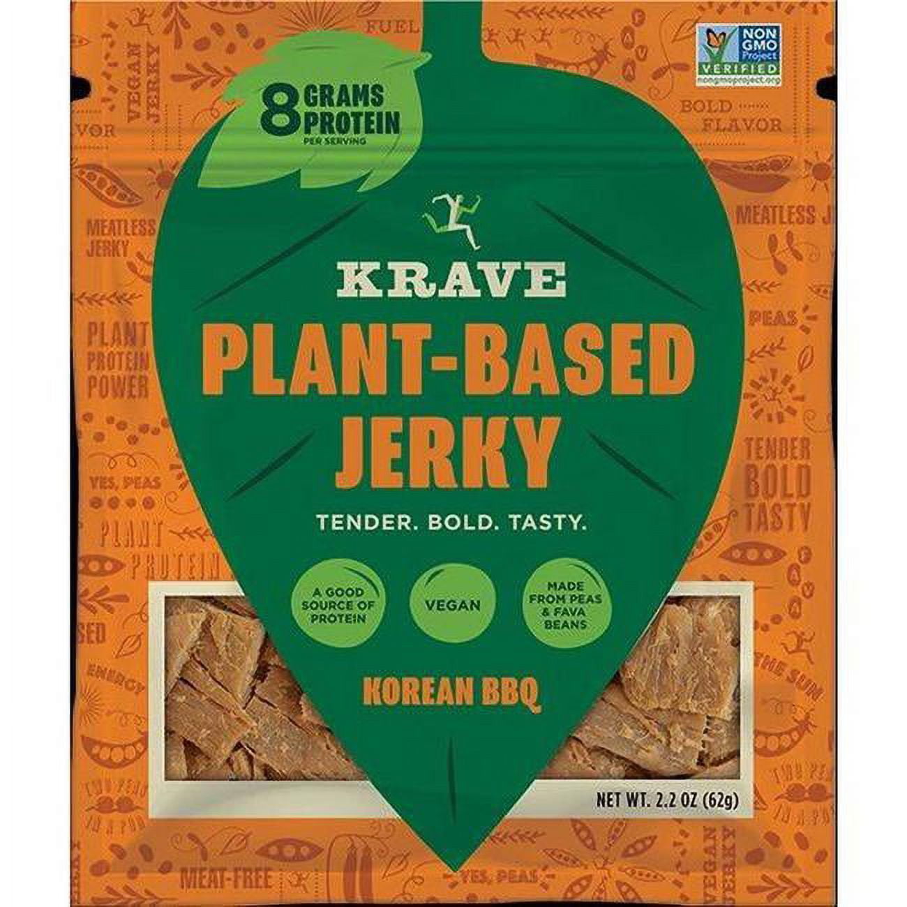 Krave Plant Based Jerky Korean BBQ
