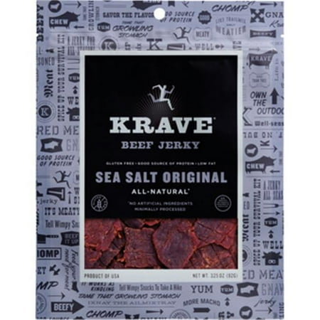 Krave Sea Salt Original Beef Jerky, 2.7 oz