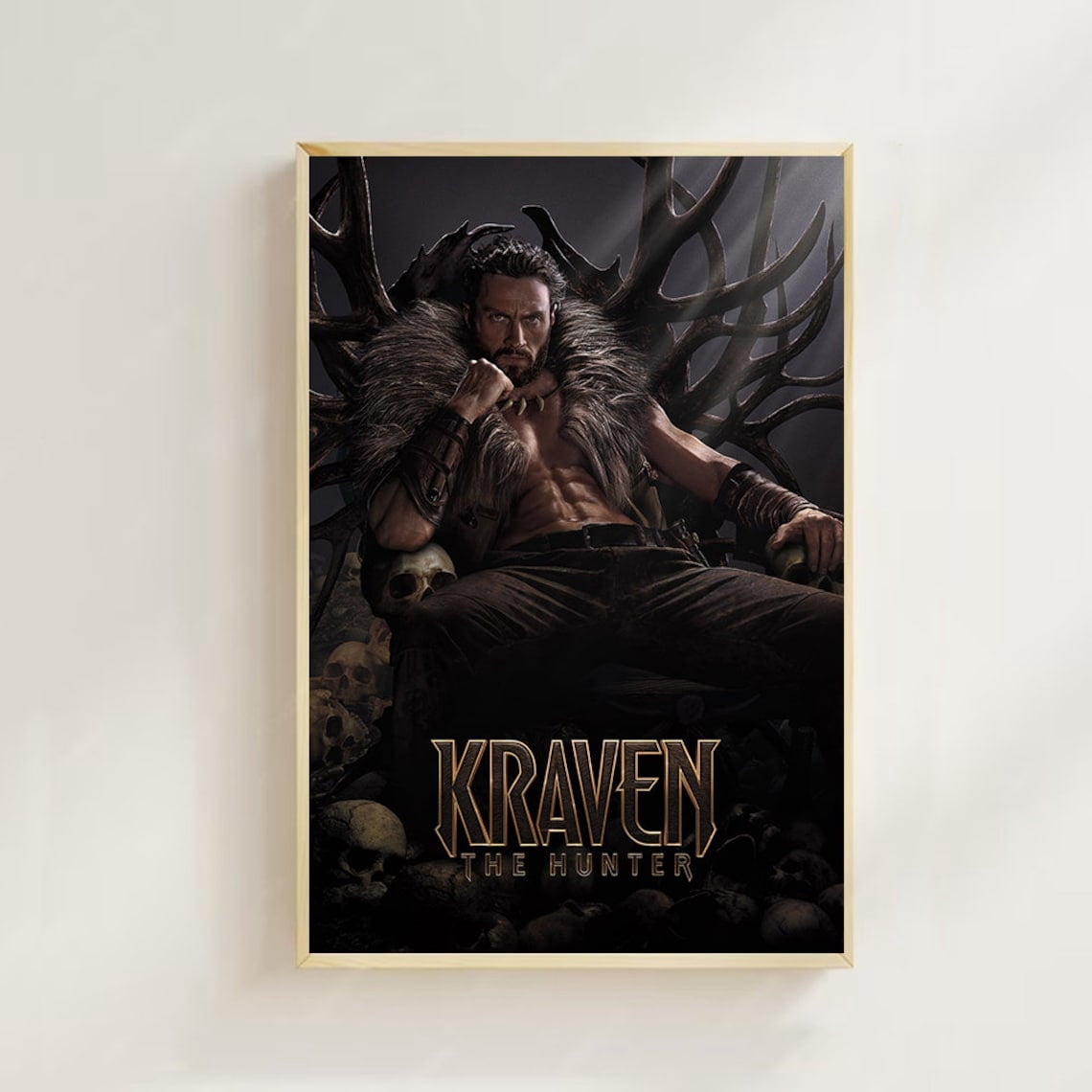 Kraven The Hunter Movie Wall Art Prints, Film Fan Collection, Movie ...