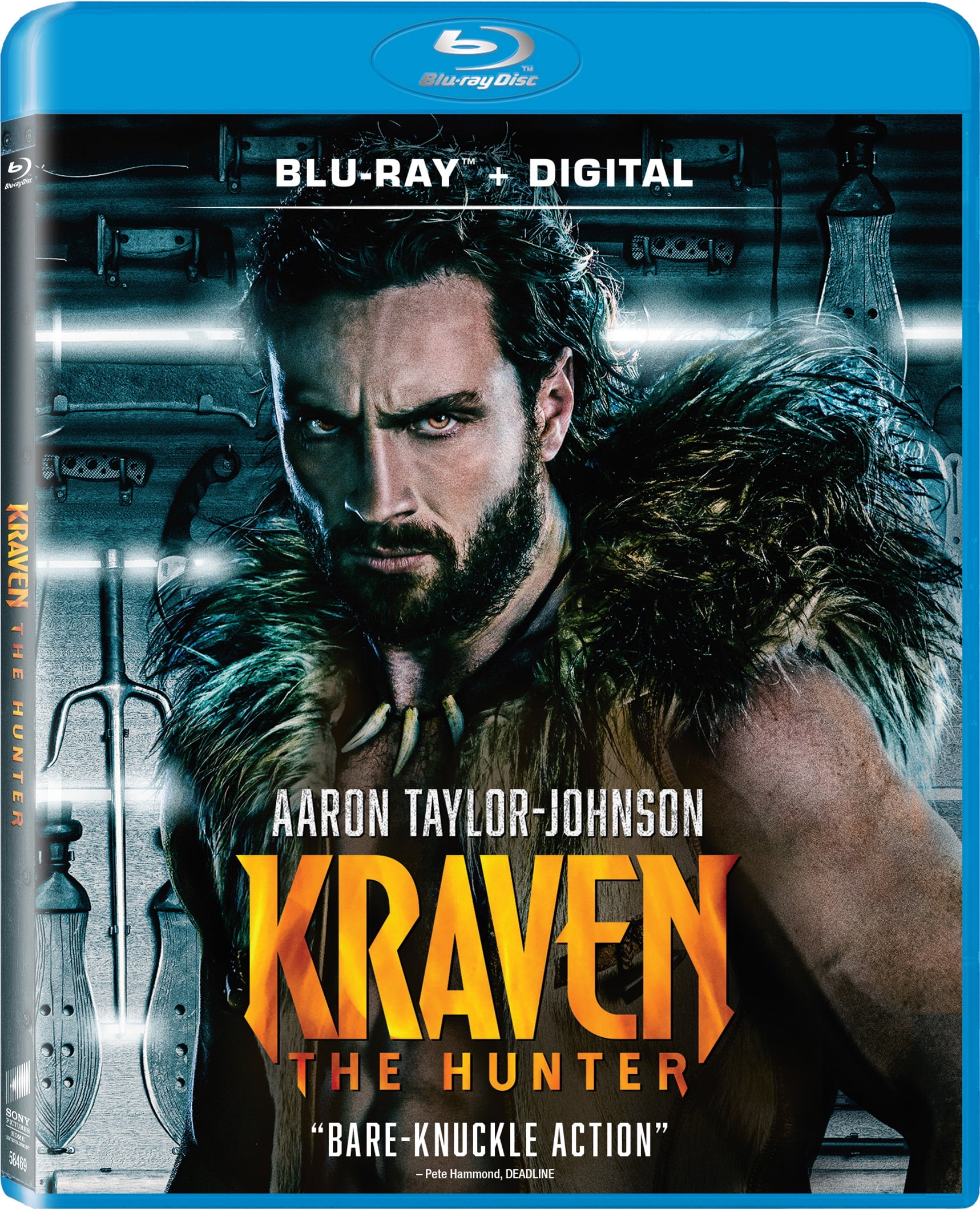 Walmart Deals of Walmart Black Friday Deals 2025 - Free Shipping! Sony Kraven the Hunter Blu-ray, Digital Copy, Marvel Villain Origin, Action Adventure