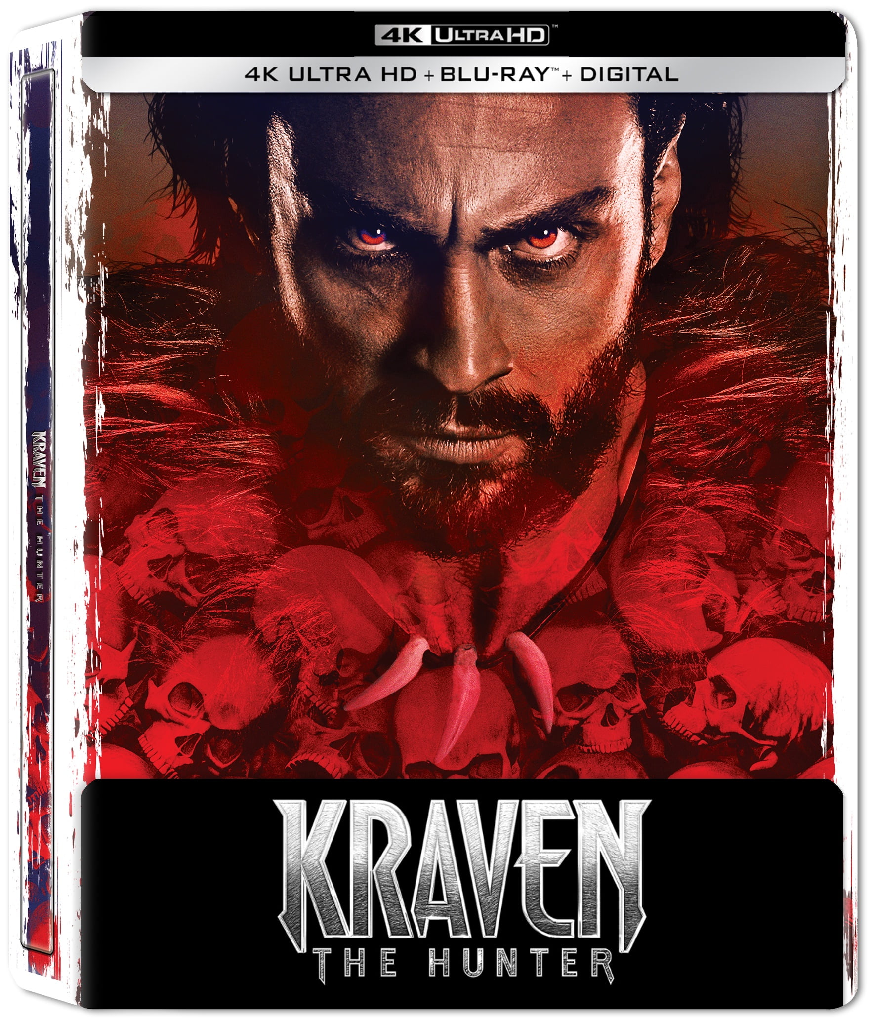 Kraven the Hunter (Steelbook) (4K Ultra HD + Bluray + Digital Copy)