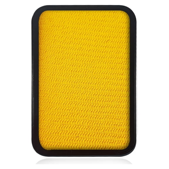 Kraze FX Face Paint Palette Refill - Yellow Face Paint (10 gm)-Hypoallergenic Non-Toxic Water Activated Professional Halloween Face & Body Painting Makeup Supplies for Kids Safe Adults