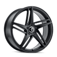 thumbnail image 1 of Kraze Milano-Kr195 17X8 5X114.3 38Et 72.62Cb Satin Black, 1 of 3