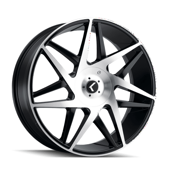 Kraze Phase-Kr192 18X8 5X112/5X114.3 40Et 72.62Cb Black/Machined