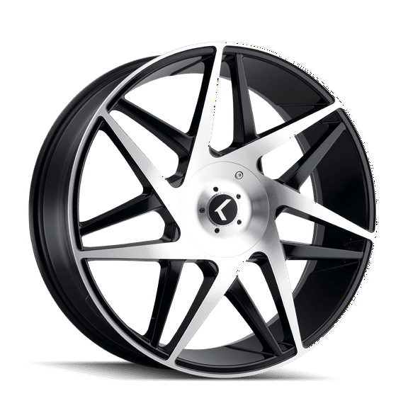 Kraze Phase-Kr192 18X8 5X112/5X114.3 40Et 72.62Cb Black/Machined