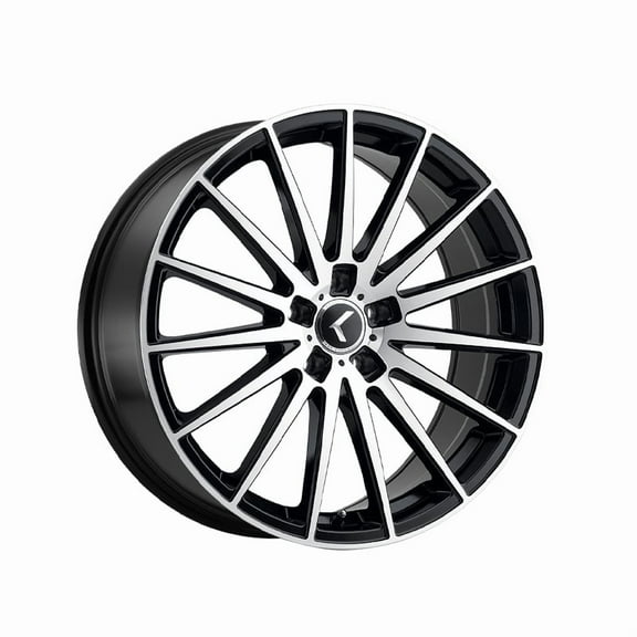Kraze Stunna-Kr191 20X8.5 5X115 38Et 72.62Cb Black/Machined