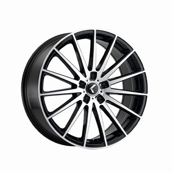 Kraze Stunna-Kr191 22X8.5 5X115 38Et 72.62Cb Black/Machined