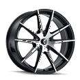 thumbnail image 1 of Kraze Turismo-Kr193 20X8.5 5X112 38Et 66.56Cb Black/Machined, 1 of 3
