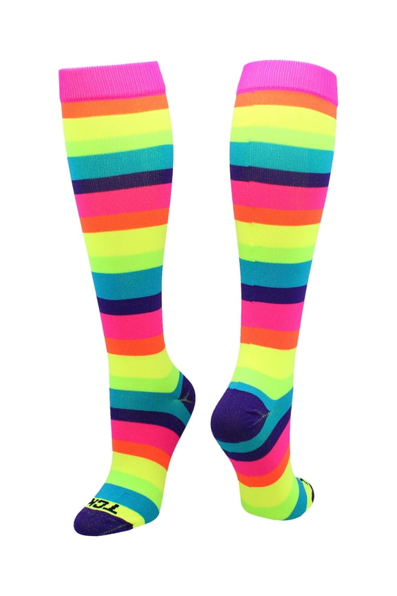 Krazisox Rainbow (Multi-Neon, X-Small)