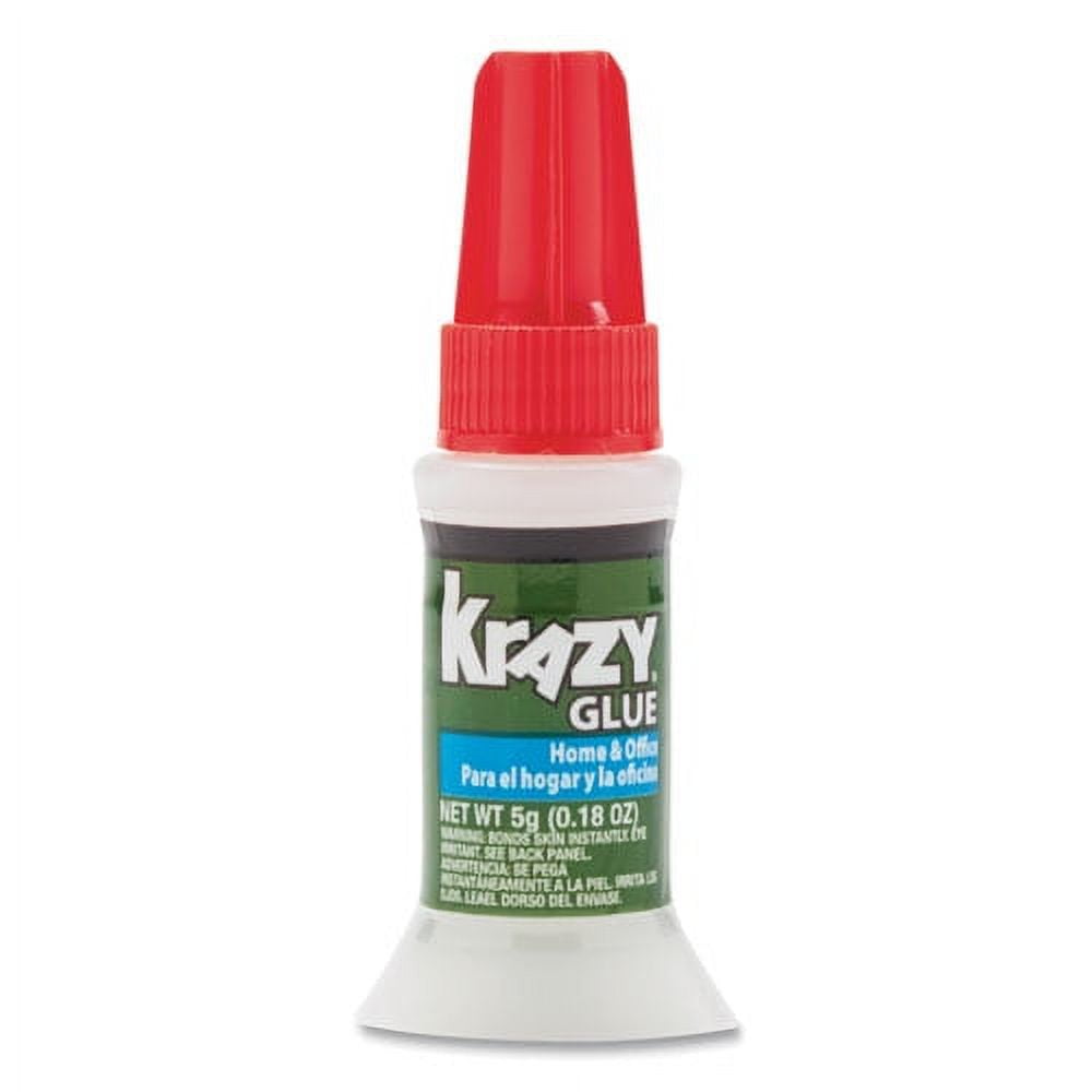 Krazy Glue 3PK All Purpose BrushOn Krazy Glue, 0.18 oz, Dries Clear