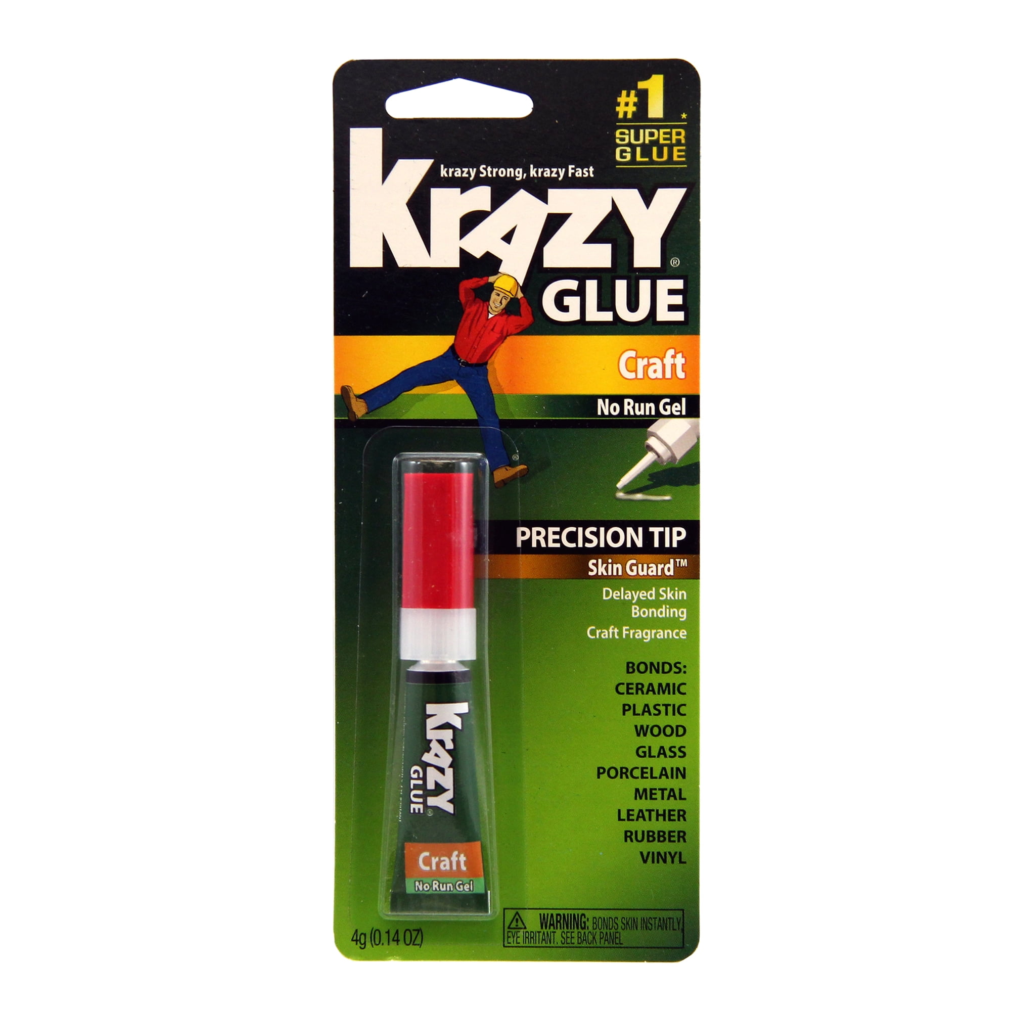 Krazy Glue Instant Crazy Glue Craft Formula Gel 0.14-Ounce
