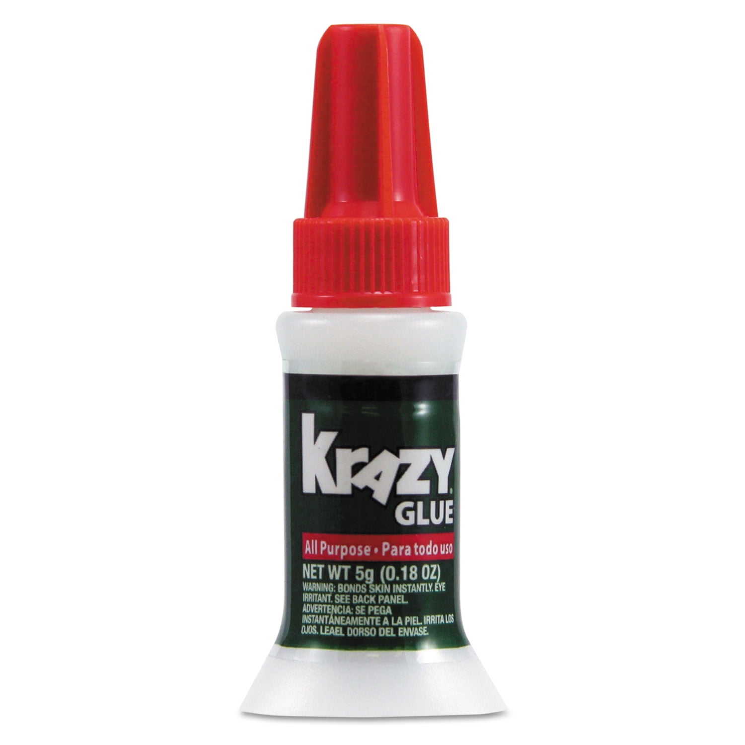 ELMER'S Krazy Glue, All-Purpose Brush-On Formula, .18 Oz., Clear