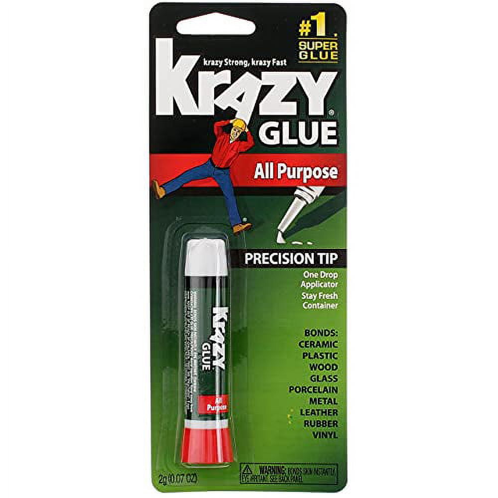 Krazy Glue, All Purpose Precision, 30 seconds, 0.07 oz, Multicolor