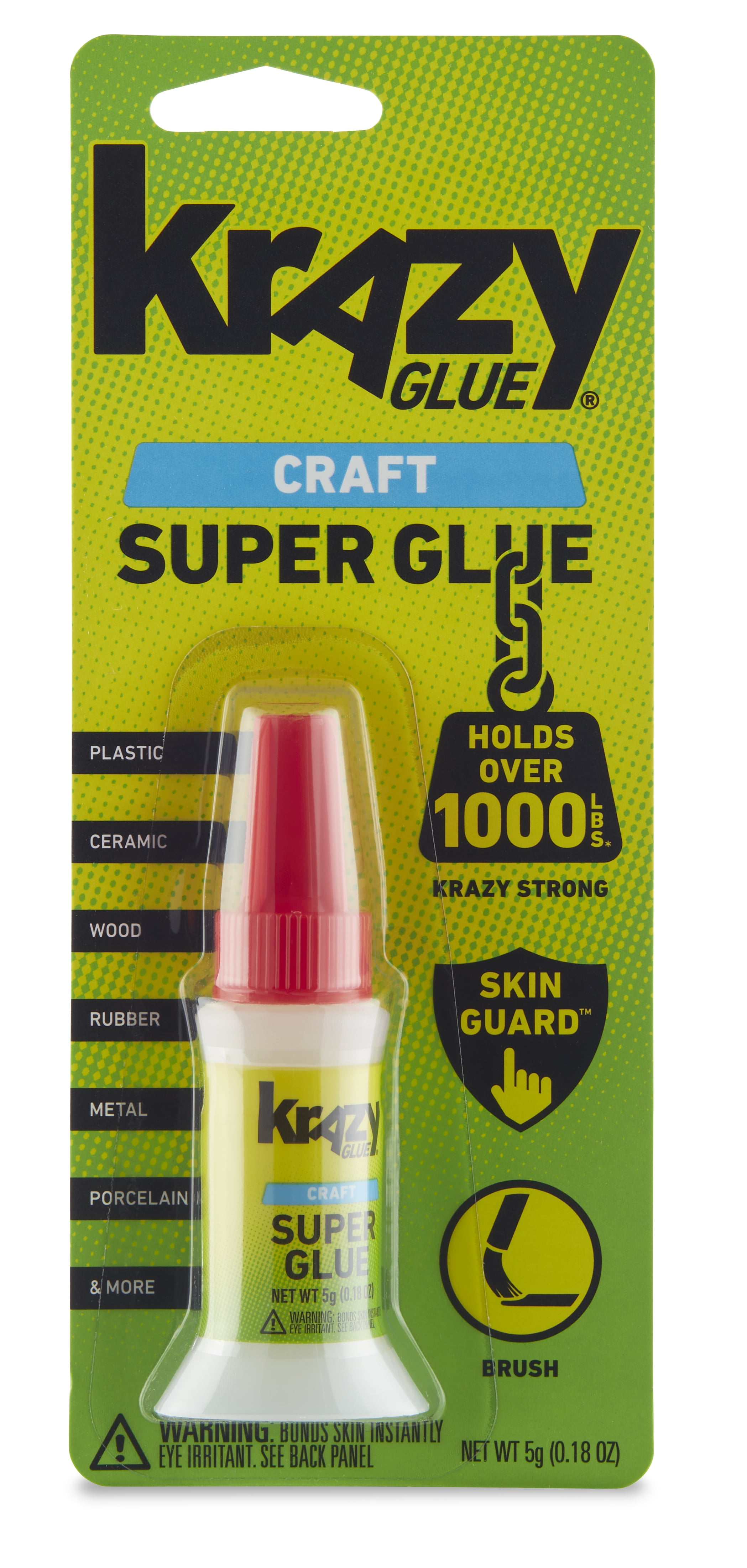 Krazy Glue Craft Super Glue Brush Tip 5g 1 Count