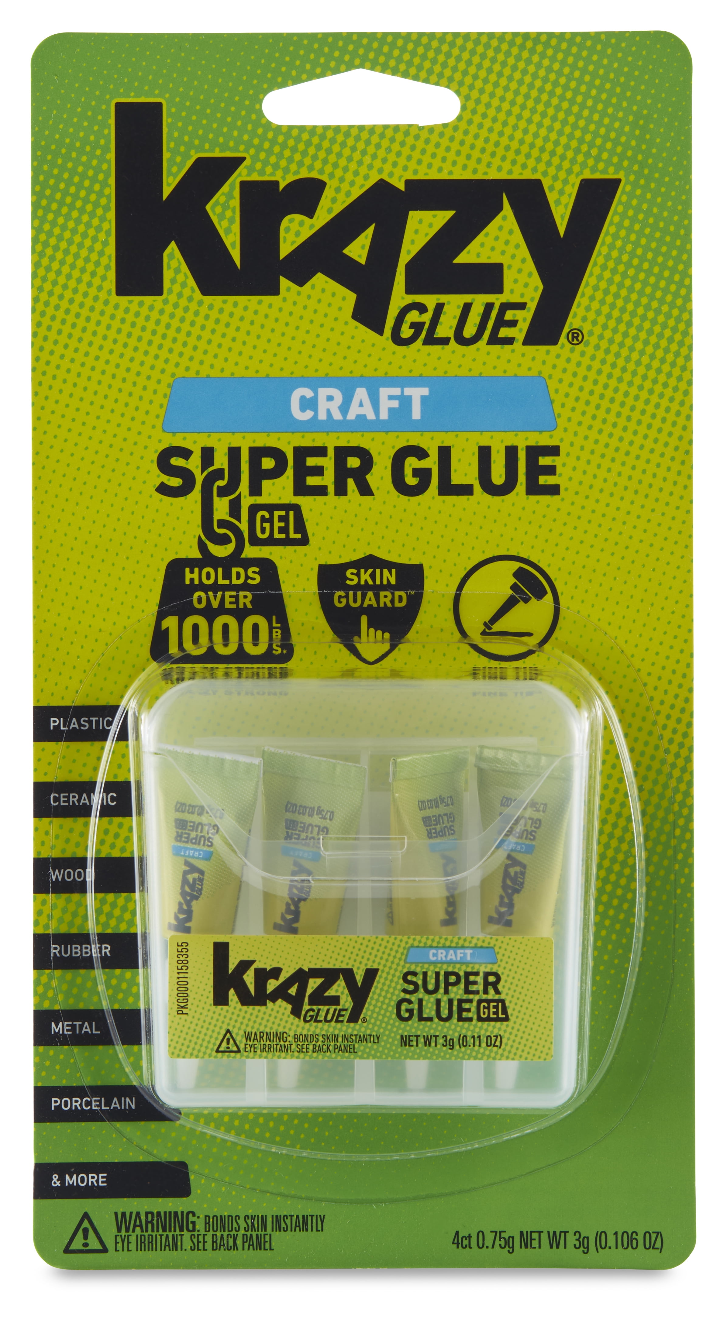 Krazy Glue Craft Mini Singles, 4 Count