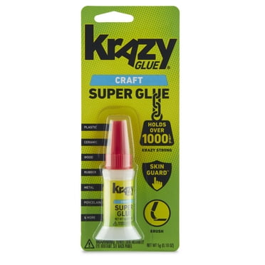 Krazy Glue Craft Super Glue, Brush Tip, 5g, 1 Count