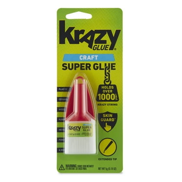 Krazy Glue Craft Super Glue, Extended Tip, 5g, 1 Count