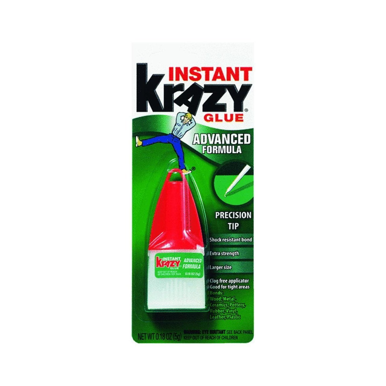 Krazy Glue EPIKG483 Advanced Formula Instant Glue, 5 gm Bottle